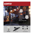 Satco Lighting SAT-S8030 24Ft - LED String Light - Includes 12-S14 bulbs - 2200K - 120 Volts