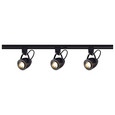 NUVO Lighting TK414 Track Lighting Kit, 12W LED, 3000K, 4 foot Track, 36 degree, Pinch back, Black finish