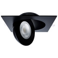 Satco Lighting SAT-S11863 15 Watt - CCT Selectable - LED Direct Wire Downlight - Gimbaled - 6 Inch Square - Remote Driver - Black