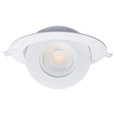 Satco Lighting SAT-S11295 15 Watt - LED Gimbaled Downlight - 6 Inch - RGB & Tunable White - Round - Starfish IOT - White Finish - 1200 Lumens - 120-277 Volt