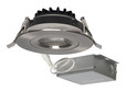 Satco Lighting SAT-S11620 12 watt LED Direct Wire Downlight - Gimbaled - 4 inch - 3000K - 120 volt - Dimmable - Round - Remote Driver - Brushed Nickel