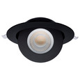 SATCO Lighting S11296 15W, LED Gimbaled Downlight, 6in, RGB & Tunable White, Round, Starfish IOT, Black Finish, 1200 Lumens