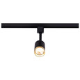 NUVO Lighting TH647 12W LED Small Cylindrical Track Head, 3000K, Matte Black and Brushed Brass Finish