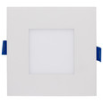 Satco Lighting SAT-S11561 9 Watt - LED Direct Wire - Low Profile Downlight - 4 Inch Square - Starfish IOT - Tunable White and RGB - 120 Volt - 90 CRI - White Finish