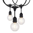 Satco Lighting SAT-S8034 24Ft - LED String Light - Includes 12-G25 bulbs - 2200K - 120 Volts