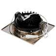 SATCO Lighting S11623R1 12W LED Direct Wire Downlight, Gimbaled, 4 Inch, CCT Selectable, Square, Remote Driver, 850 Lumens