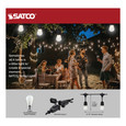 Satco Lighting SAT-S8035 24Ft - Incandescent String Light - Includes 12-S14 bulbs - 120 Volts