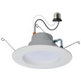 Satco Lighting SAT-S18801 LED Retrofit Downlight - 7/10/13 Wattage Selectable - CCT and Lumens Selectable - 120 Volt - ColorQuick and PowerQuick Technology - Round White Finish