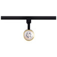 NUVO Lighting NUV-TH635 12 Watt LED Track Head - Round - 3000K - Matte Black and Brushed Brass Finish