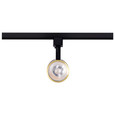 NUVO Lighting TH635 12W LED Track Head, Round, 3000K, Matte Black and Brushed Brass Finish