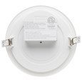 SATCO Lighting S39063 11.6W LED Direct Wire Downlight, Edge-lit, 5-6in, 4000K, 120V, Dimmable