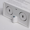 SATCO Lighting S39063 11.6W LED Direct Wire Downlight, Edge-lit, 5-6in, 4000K, 120V, Dimmable