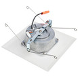 SATCO Lighting S11821R1 9W LED Downlight Retrofit, 5-6in, CCT Selectable, Square, White Finish, 120V