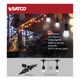 Satco Lighting SAT-S8037 2 Pack - 24Ft - LED String Light - Includes 12-S14 bulbs - 2200K - 120 Volts