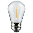Satco Lighting SAT-S8038 24Ft - LED String Light - Includes 12-S14 bulbs - 2200K - White Cord