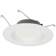 SATCO Lighting S11643 12.5W LED Downlight Retrofit, 5-6in, 3000K, 120V, Dimmable, White Finish
