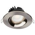 SATCO Lighting S11626R1 12W LED Direct Wire Downlight, Gimbaled, 3.5 Inch, CCT Selectable, Round, Remote Driver, 840 Lumens
