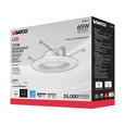 SATCO Lighting S39314 7.2W LED Downlight Retrofit, 5-6in, 4000K, 120V, White Finish