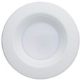 Satco Lighting SAT-S11838 6.5 Watt LED Downlight Retrofit - 4 Inch Baffle - CCT Selectable - 12 Volts - Matte White Finish