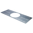 SATCO Lighting 80-953 New Construction Mounting Plate for Stud/Joist Mounting of 8in Recessed Downlights, Up to 8.063in hole Dia.