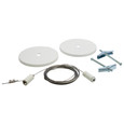 NUVO Lighting TP240 Track Suspension Aircraft Cable, White Canopy