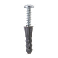 Metallics WAKJ23 Anchors 1/4 Gry Plas Wall Ancr Kit, 10 (Jar 200)