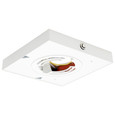 NUVO Lighting NUV-62-1714-EM Blink Pro - EM Battery Backup - 7 Inch - Square Shape - White Finish