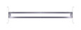 SATCO Lighting 80-965 32 in. Linear Rough-in Plate for 32 in. LED Direct Wire Linear Downlight