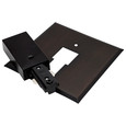 NUVO Lighting TP220 Canopy Power Feed, Reverse Polarity, Brown finish