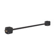 NUVO Lighting TP165 36in Extension Wand, Black Finish