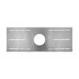 Satco Lighting SAT-80-950 New Construction Mounting Plate for Stud/Joist mounting of 4-inch Recessed Downlights - Up to 4.563-inch hole diameter