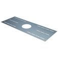 Satco Lighting SAT-80-950 New Construction Mounting Plate for Stud/Joist mounting of 4-inch Recessed Downlights - Up to 4.563-inch hole diameter