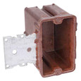 Thomas & Betts 2000-738 1-GANG BRKT OUTL BX 18CU PHENOLIC