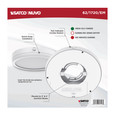 NUVO Lighting NUV-62-1720-EM Blink Pro - EM Battery Backup - 9 Inch - Round Shape - White Finish