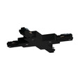 NUVO Lighting TP151 X Connector, Black X Joiner, Traditional Style, Black Finish