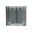 Thomas & Betts 2CCD 2GANG DUPLEX RECEPT COVER