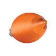 SATCO Lighting S11301 2W CA11 LED, Satin Spun Amber, Candelabra Base, 2100K, 120V