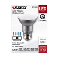 SATCO Lighting S11580 5.5W PAR20 LED, Medium Base, Silver Finish, CCT Selectable, 120V, 25 degree Beam Angle