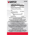 Satco Lighting SAT-S21202 3 Watt G16.5 LED - White - Candelabra base - 90 CRI - 2700K - 120 Volt