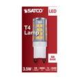 SATCO Lighting S11230 3.5W, JCD LED, Clear, 3000K, G9 Base, 120V
