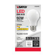 SATCO Lighting S12419 8.2W LED A19, Soft White, Medium Base, 2700K, 90 CRI, 120V