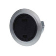 Thomas & Betts 68R-CST-ALM RND RECESS CVR, BLK W/ ALUM FLANGE