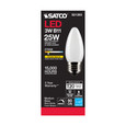 Satco Lighting SAT-S21283 3 Watt B11 LED - Frost - Medium base - 90 CRI - 2700K - 120 Volt