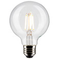 SATCO Lighting S21236 6W G25 LED, Clear, Medium Base, 90 CRI, 4000K, 120V