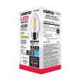 SATCO Lighting S21284 4W B11 LED, Clear, Medium Base, 90 CRI, 2700K, 120V