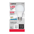 SATCO Lighting S11409 9.8W, A19 LED, 5000K, Medium Base, 220 degree Beam Angle, 120V