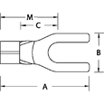 Thomas & Betts C10-10F Fork Terminal