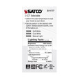 SATCO Lighting S11777 14W A19 LED, Medium Base, CCT Selectable, White Finish, 90 CRI, 120V, 4 Pack