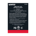 SATCO Lighting S21253 6W G40 LED, Clear, Medium Base, 90 CRI, 3000K, 120V