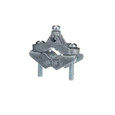 Thomas & Betts CI3108 GRD ROD CLMP, 1.5-1 PIPE, ZINC/STL